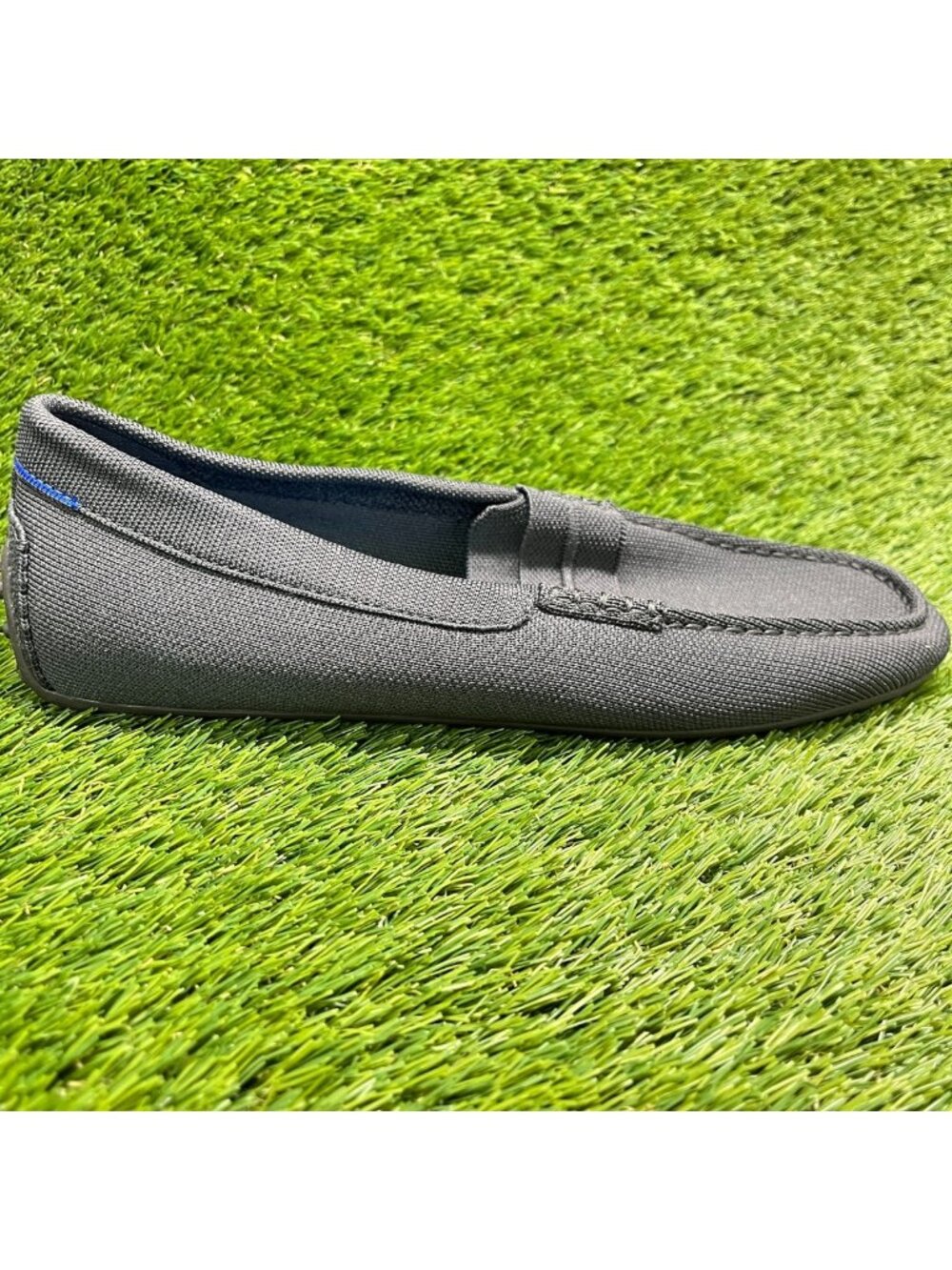 Rothy's The Driver Men Size 12 Charcoal Gray Casual Classic Slip On Loafer Shoes